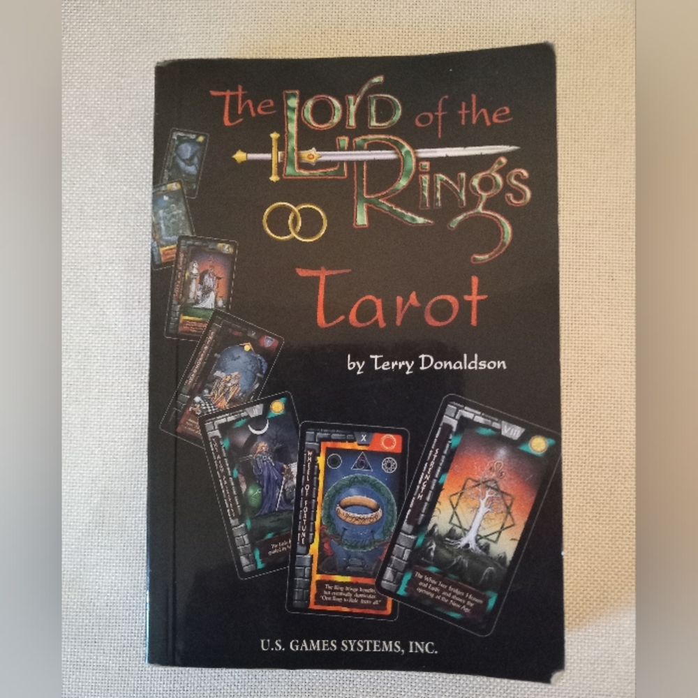 The Lord Of The Rings Tarot Book 1997 by Terry Donaldson
